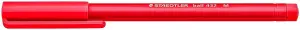 Staedtler Bolígrafo Punta de Bola 0.45mm Tinta Indeleble Color Rojo