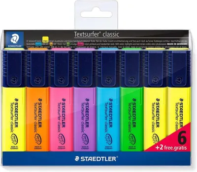 Staedtler Marcador Fluorescente Textsurfer Classic Blíster 6+2 Unidades