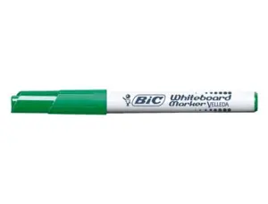 Bic Velleda 1741 Marcador para Pizarra Verde - Punta 4.5 mm - Trazo 1.4 mm - Tinta Acetona