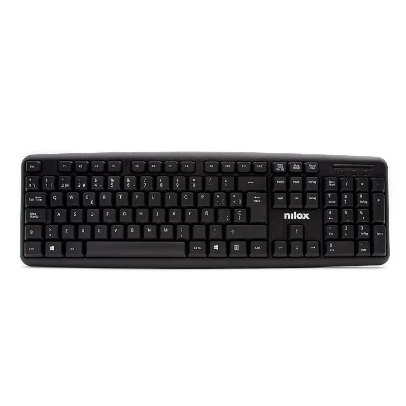 Nilox Teclado USB Cable Negro