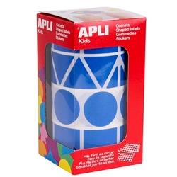 Apli Gomets Figuras Surtidas Rollo Azul Xl