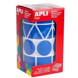 Apli Gomets Figuras Surtidas Rollos Azul XL