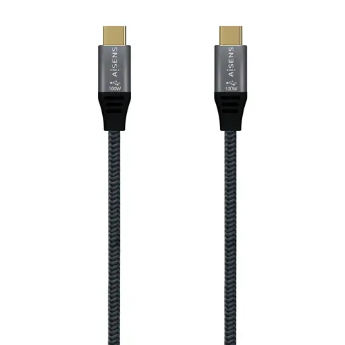 Aisens Cable USB 3.1 Gen 2x2 20Gbps 5A Tipo USB-C a USB-C Gris 2M