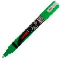 Uniball Marcador De Tiza Líquida Chalk Pwe-5M Verde Flúor