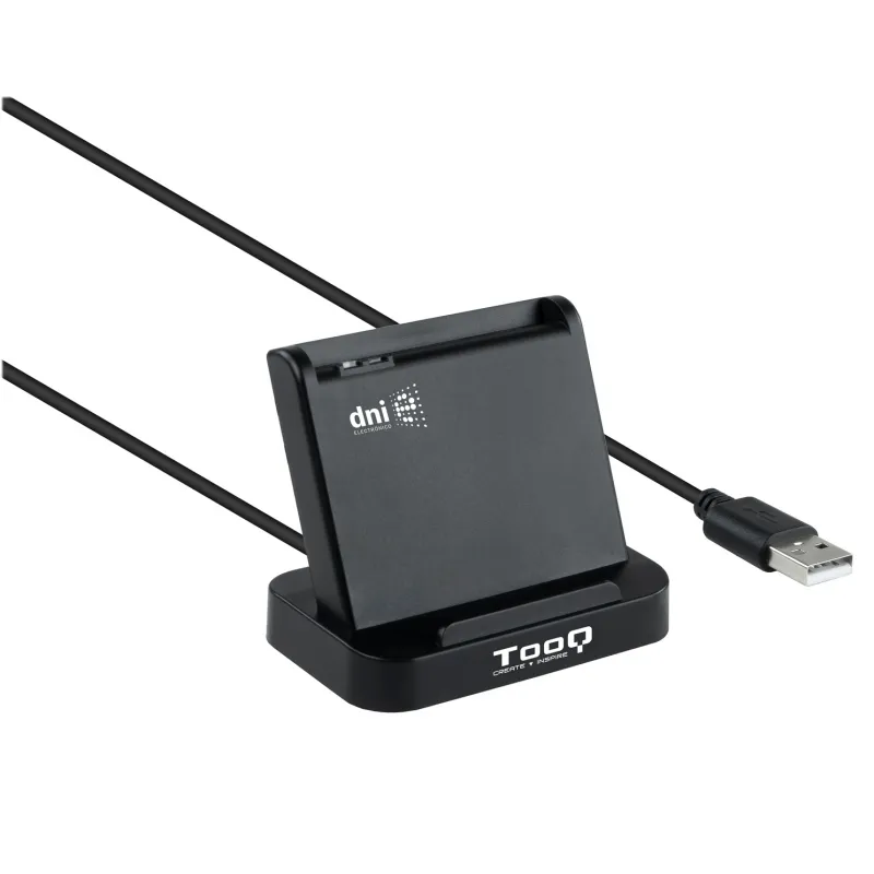 TOOQ Lector Externo DNIE TQR-220B USB 2.0 Negro