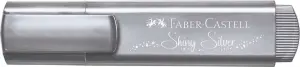 Faber-Castell Textliner 46 Metallic Marcador Fluorescente Punta Biselada Plata