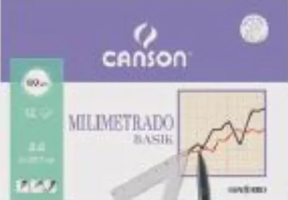 Canson Minipack Dibujo Basik 12 Hojas Milimetrado 100 Gr 21X29.7Cm