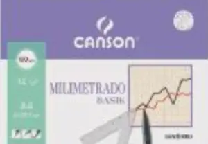 Canson Minipack Dibujo Basik 12 Hojas Milimetradas 100g 21x29.7cm