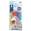 Staedtler 175 Pack de 12 Lápices Hexagonales de Colores Pastel con Facilidad de Afilado