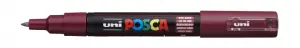 Posca PC-1M Marcador de Pintura 0.7mm Punta Cónica Tinta Base Agua Color Vino