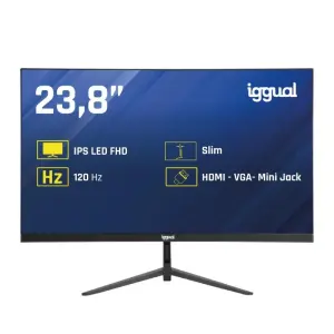 iggual Monitor 24" FHD IPS 120Hz 1ms VGA HDMI Slim