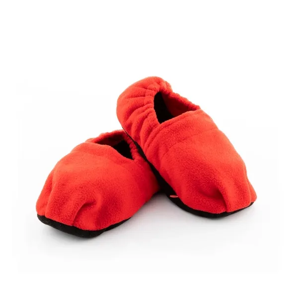 InnovaGoods Zapatillas de Casa Calentables en Microondas Unisex Talla Única Color Rojo