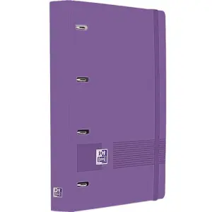Oxford Europeanbinder Live&Go Carpeta Anillas 4x35 A4+ con Recambio 5x5 Write&Erase Lila
