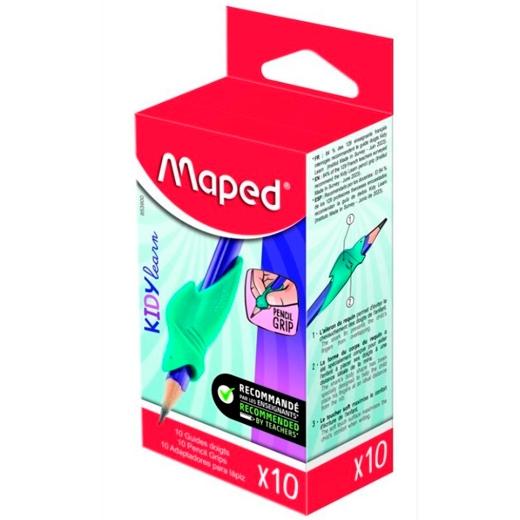 Maped Grip Guía De Dedos Kidy Learn Verde Caja 10 Ud
