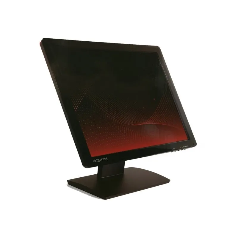 Approx Monitor Táctil 17" TPV, VGA, USB, Negro, 5 Hilos, 5ms, 300cd/m2