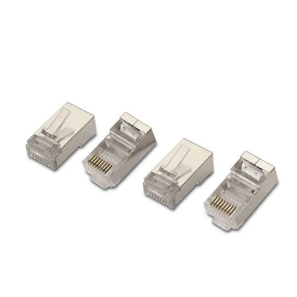AISENS A139-0298 Conector RJ-45 Acero Inoxidable Transparente