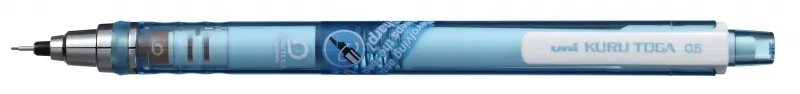 Uni-ball Kuru Toga M5-450T Portaminas 0.5mm con Sistema de Mina Giratoria y Goma Azul