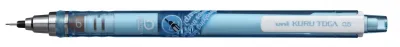 Uni-ball Kuru Toga M5-450T Portaminas 0.5mm con Sistema de Mina Giratoria y Goma Azul