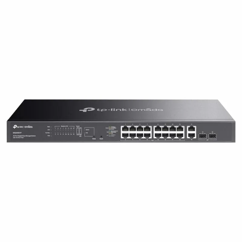 Tp-Link Es220Gmp Switch 16Xg Poe+ 2Xg 2Xsfp 250W