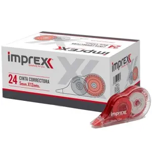 Imprex Cinta Correctora 5mm x 12m Blister