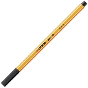 Stabilo Rotulador Point 88 Negro - Caja de 10 Unidades