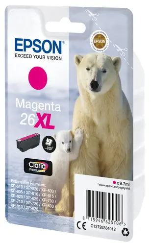 Epson T2633 (26XL) Cartucho de Tinta Original Magenta