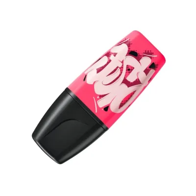 Stabilo Boss Mini Marcador Fluorescente Rosa - Trazo 2-5mm - Tinta a Base de Agua - Antisecado