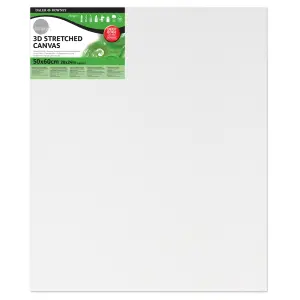 Daler-Rowney Simply Bastidor Entelado 3D 50x60cm 100% Algodón 250g Color Blanco