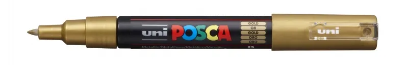 Posca Marcador PC-1M Punta Fina 0.7-1mm No Permanente Oro