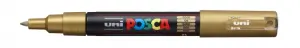 Posca Marcador PC-1M Punta Fina 0.7-1mm No Permanente Oro