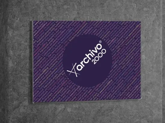 ARCHIVO 2000 EXPOSITOR MURAL ARCHIVO 2000 "PREMIUM" CON ADHESIVO DIN A4 HORIZONTAL ESPESOR 3 MM 300X210 MM
