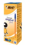 Bic Bolígrafo Original Naranja Fino Azul Caja 20 Unidades