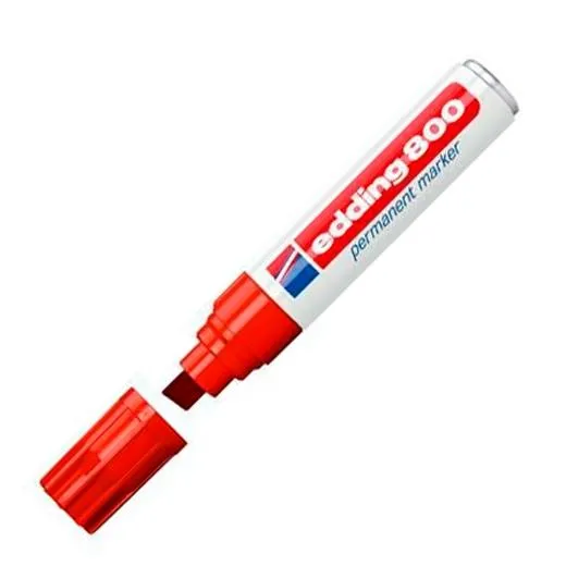 Edding Marcador Permanente 800 Rojo