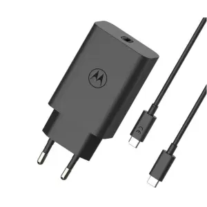 Motorola Cargador de Pared Turbo Power GAN 68W con Cable USB-C