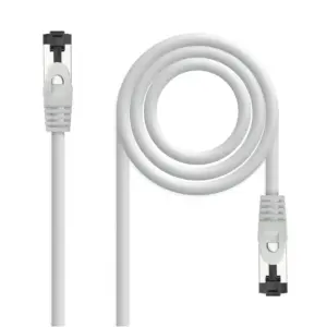 Nanocable Cable red Cat. 8.1 2GHZ SSTP Gris 1m