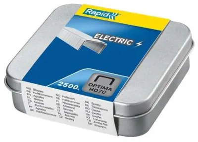 Rapid Grapas Optima HD70 Galvanizadas Caja de 2500 Unidades
