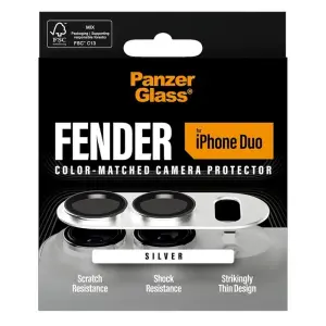 PanzerGlass Fender Camera Protector para iPhone Duo Silver