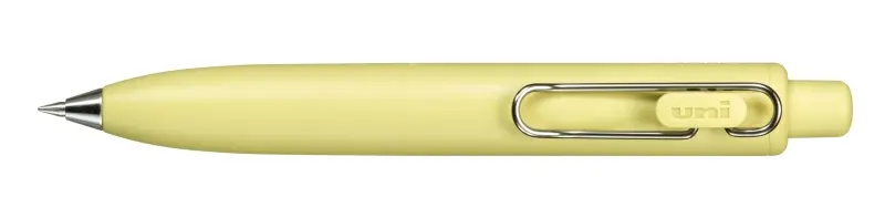 Uni-ball One P Bolígrafo Retráctil Punta Fina 0.5mm Tinta Negra Cuerpo Amarillo Banana