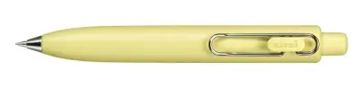 Uni-ball One P Bolígrafo Retráctil Punta Fina 0.5mm Tinta Negra Cuerpo Amarillo Banana