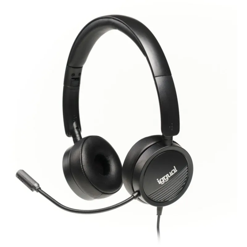 Iggual Auriculares Con Micro Dual Tech Usb/3,5 Mm