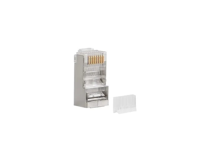 Lanberg PLS-6020 Conector RJ-45 Acero Inoxidable Transparente