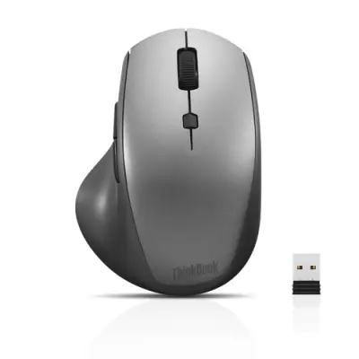 Mouse Lenovo Wireless ThinkBook Media 2.4GHz - Ergonomía y Eficiencia
