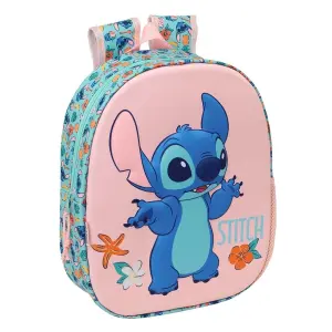 Safta Mochila 3D Rosa con Portabotellas, Hombreras Acolchadas y Asa Superior 27x33x10cm