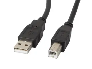 Lanberg Cable USB 2.0 0,5 m USB B Negro