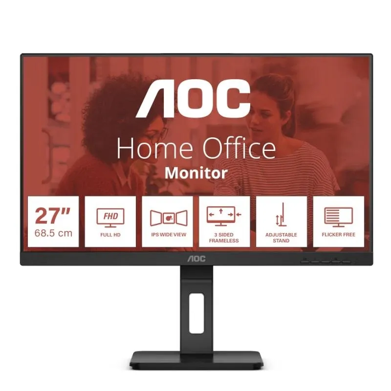 Aoc 24E3Qaf Monitor 24" Ips Fhd 75Mhz  Dp Mm Aa