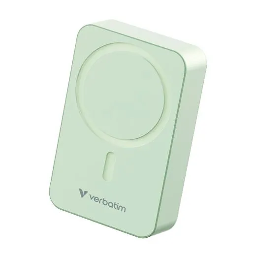 Verbatim Cargador Inalambrico Power Bank 20K Mah 1Xusb-C Verde