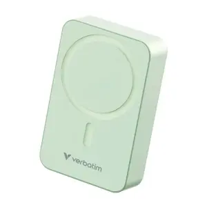 VERBATIM CARGADOR INALAMBRICO POWER BANK 20K MAH 1XUSB-C VERDE