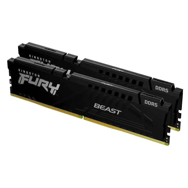 Kingston Fury Beast DDR5 6000Mts 32GB (2 x 16GB) CL30 DIMM 1.35V