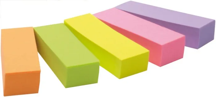 Post-it Pack de 5 Blocs de 100 Marcadores Reposicionables Colores Surtidos