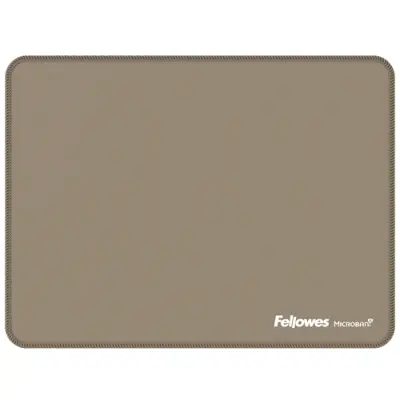 Fellowes Breyta Alfombrilla XL - Antideslizante - Proteccion Antimicrobiana - Bordes Reforzados - Fabricado con Material Reciclado - 21x28x0.25cm - Color Beige Arena